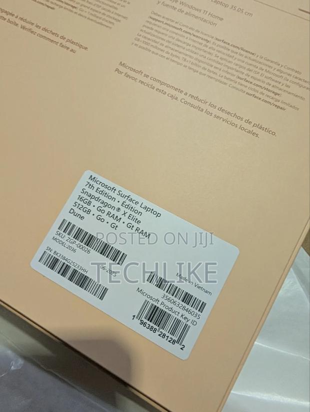 New Laptop Microsoft Surface 16GB Qualcomm Snapdragon X Elite SSD 512GB · Photo 4