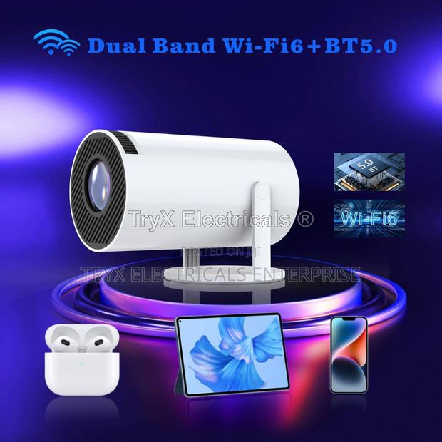 Hy300 Barrel Portable Projector - Smart Android (Black) photo 2