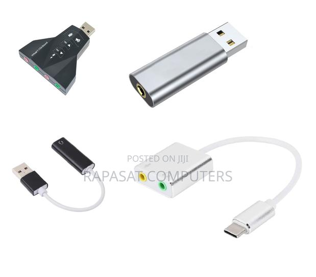 Newly Arrived Usb Typec Sound Card Adapters at ₵50 Per 1