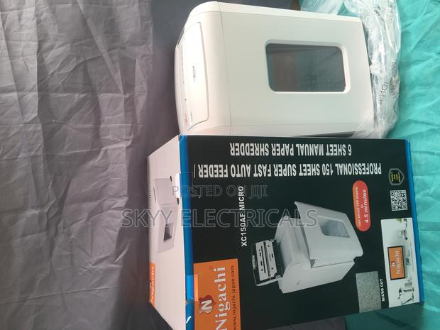 Xc150af Nigachi 150sheets Cross Cut Paper Shredder
