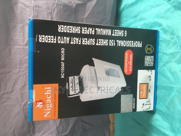 Xc150af Nigachi 150sheets Cross Cut Paper Shredder