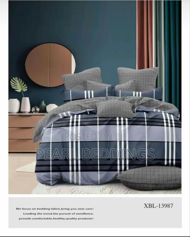 Premium Quality 6pcs 100% Cotton Bedsheets Set Available photo 2