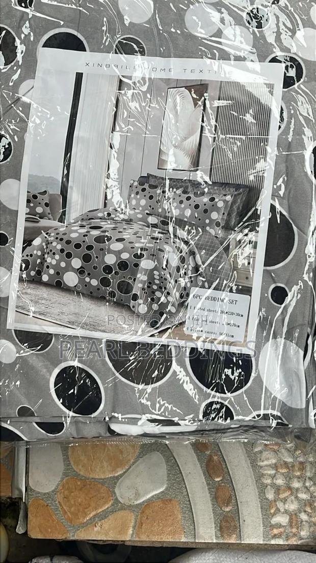 Premium Quality 6pcs 100% Cotton Bedsheets Set Available photo 7