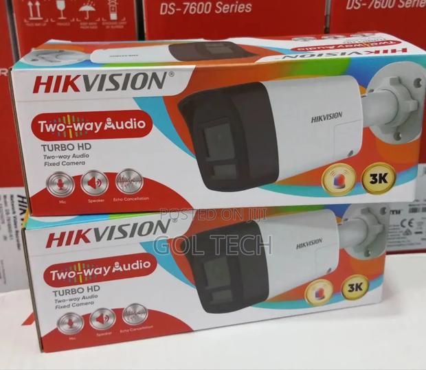 Hikvision 5mp Audio Camera With Siren 2way Audio Bullet · Photo 3