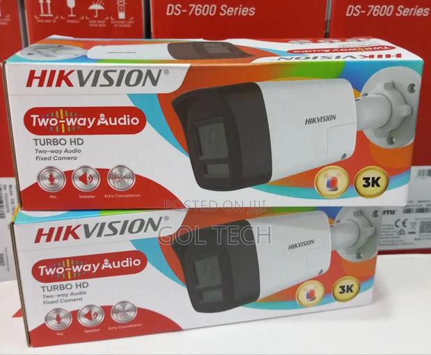 Hikvision 5mp Audio Camera With Siren 2way Audio Bullet · Photo 4