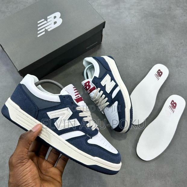 New Balance 550 "White/Navy Blue" Sneakers · Photo 3