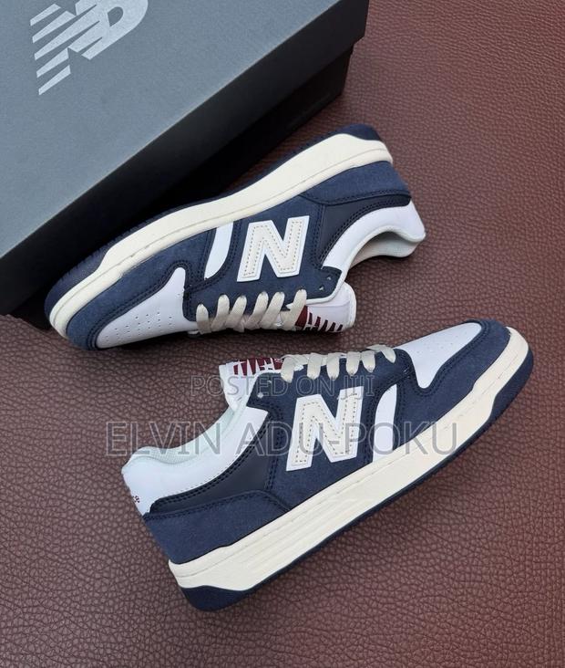 New Balance 550 "White/Navy Blue" Sneakers · Photo 4