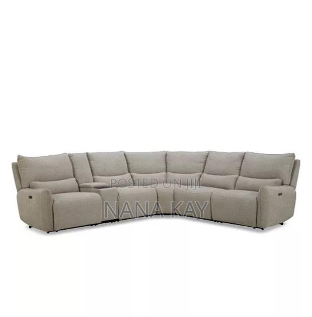Olper 6-pc. Fabric Sofa With Power Recliners, Console-usa.