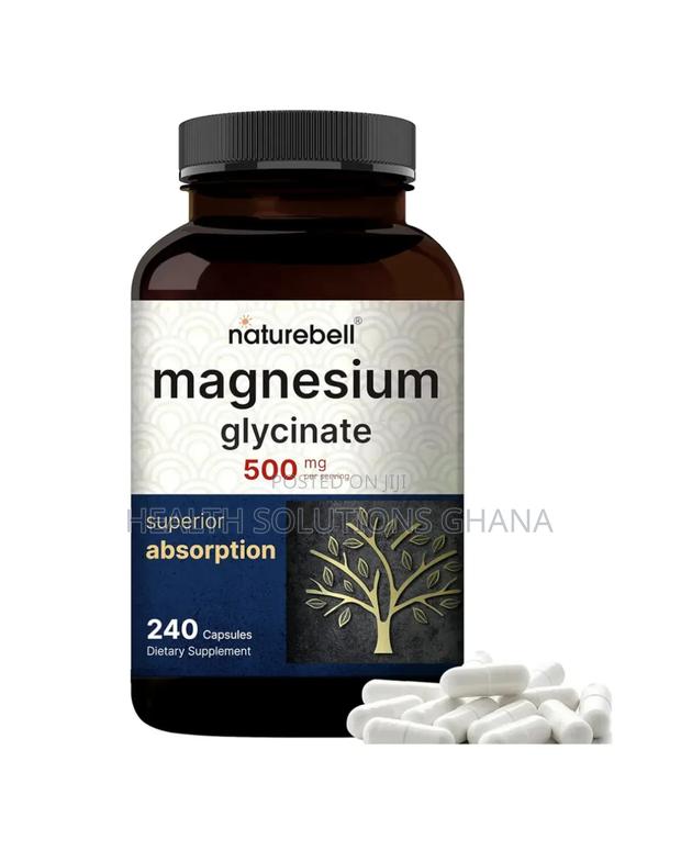 Nature Bell Magnesium Glycinate 500mg - 240 Caps · Photo 3