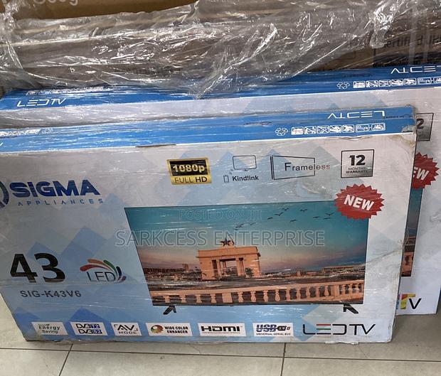 Sigma Sig-k43v6 Fhd Digital Frameless Satellite Tv -43 · Photo 3