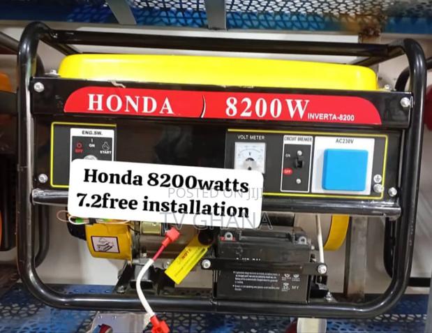 Live Sharp Stay Powered Honda 8200watts Petrol Generator · Photo 2