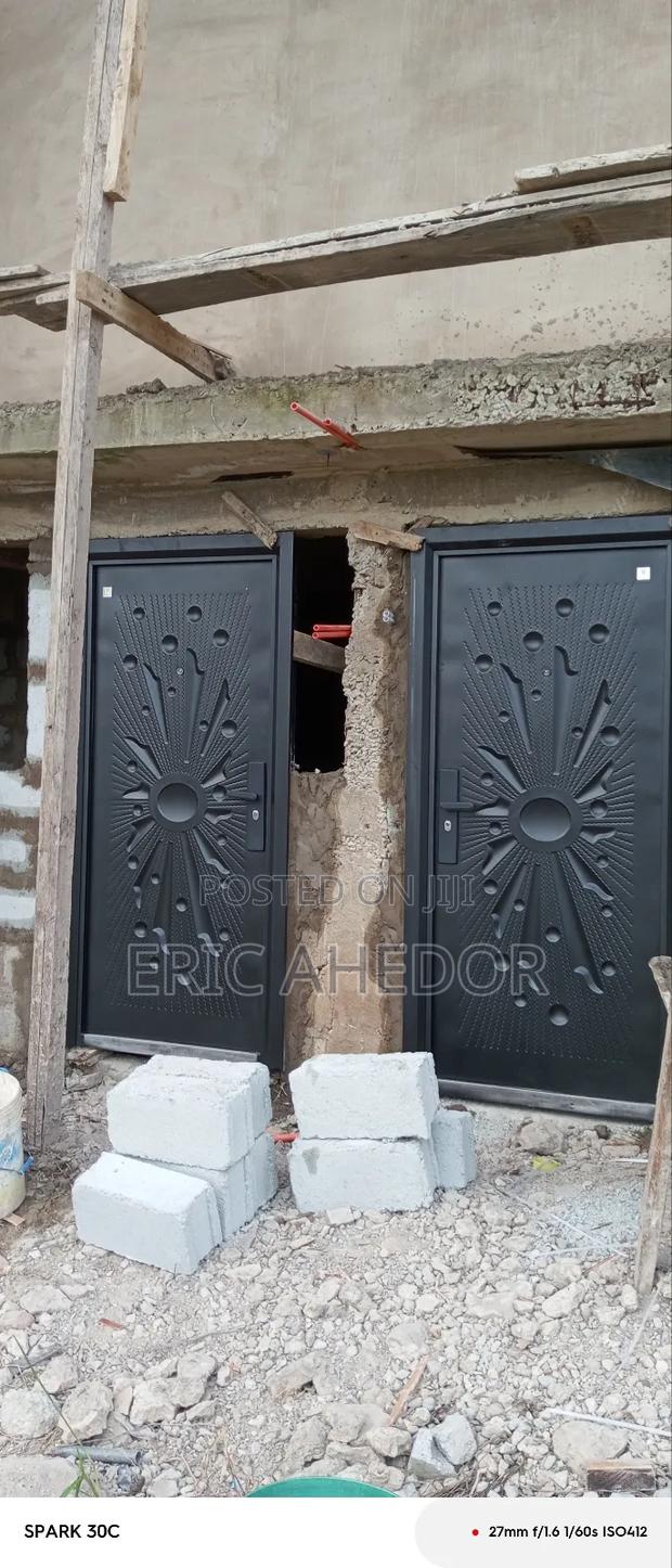 Full Metal Security Black Design Paladin Metal Door