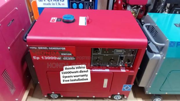 Red Honda 10kva 13000watt Diesel Generator Silent 10kva · Photo 2