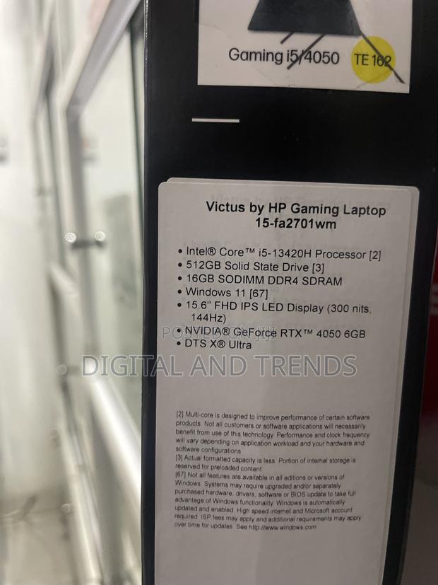 New Laptop HP Victus 15 16GB Intel Core I5 SSD 512GB photo 2