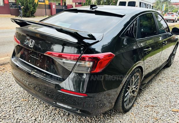 Honda Civic Sport CVT 2023 Black photo 4
