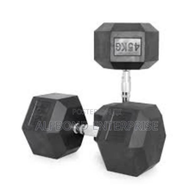 45kgx2 Hexagonal Dumbbells