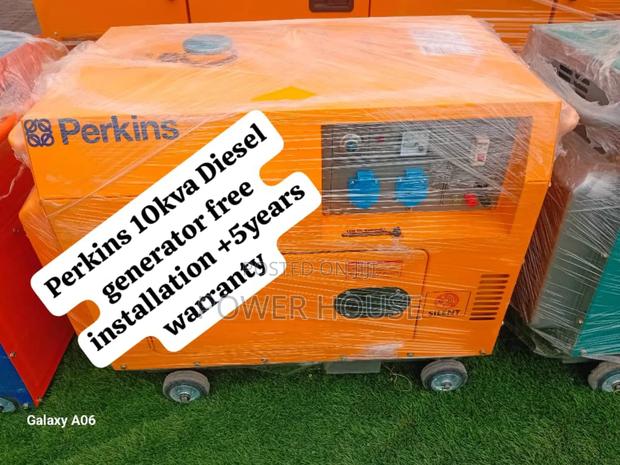 Electric Energizer Perkins Diesel Generator 10kva Silent · Photo 2