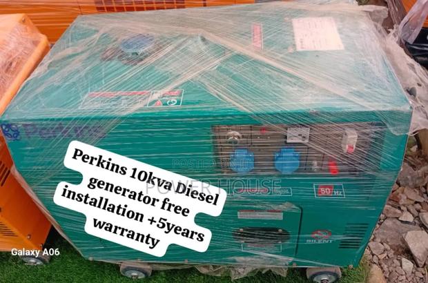Electric Exhibition Perkins Diesel Generator 10kva Silent · Photo 2