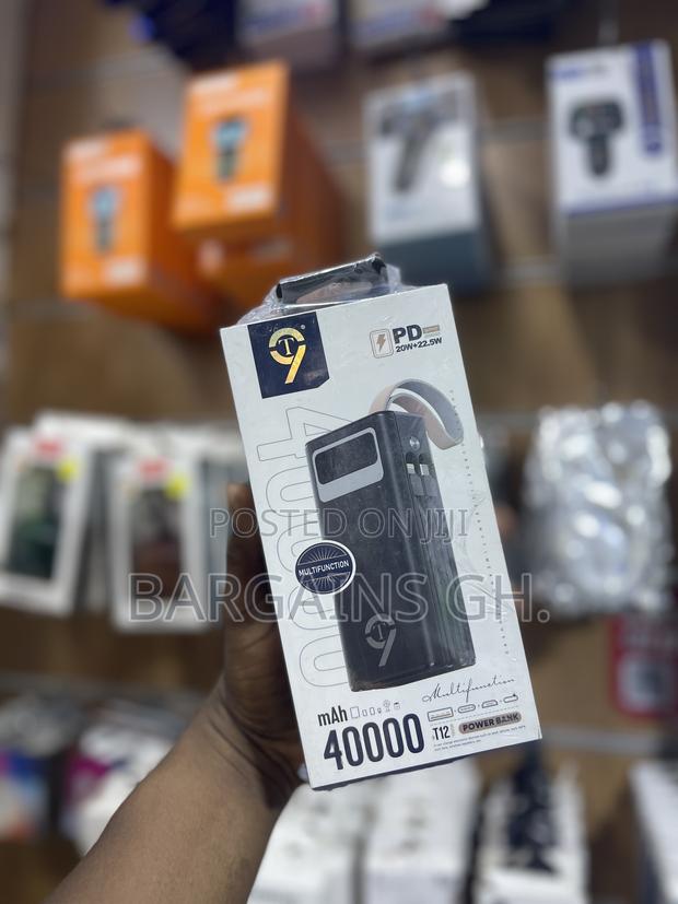 T9 40,000mah Power Bank (Fast Charge)