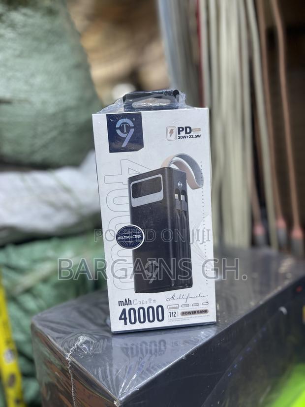 T9 40,000mah Power Bank (Fast Charge) photo 5