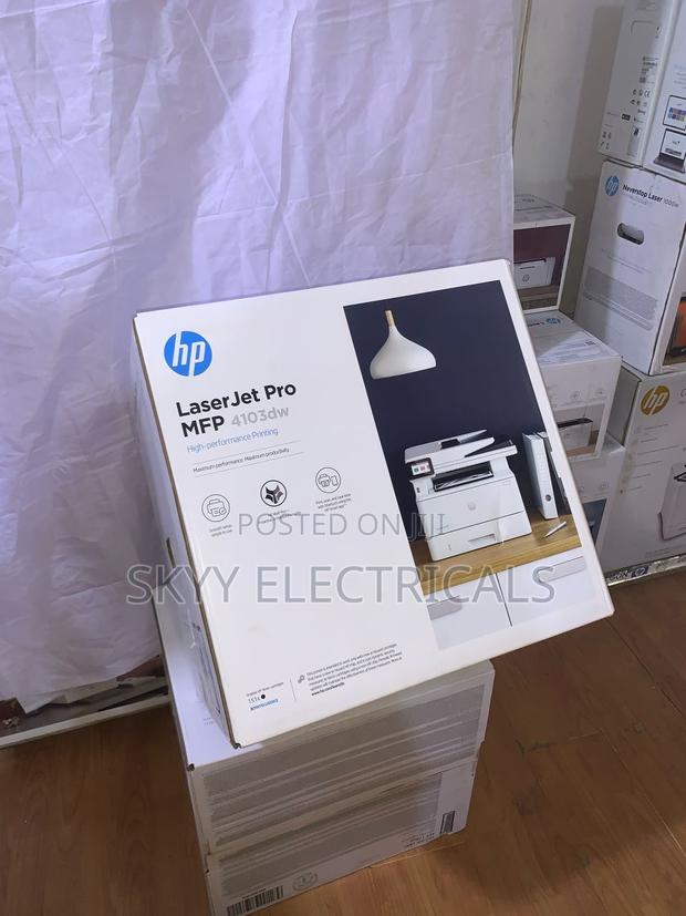 HP Laserjet Pro M4103dw Black White 3in1 Wireless Printer · Photo 3