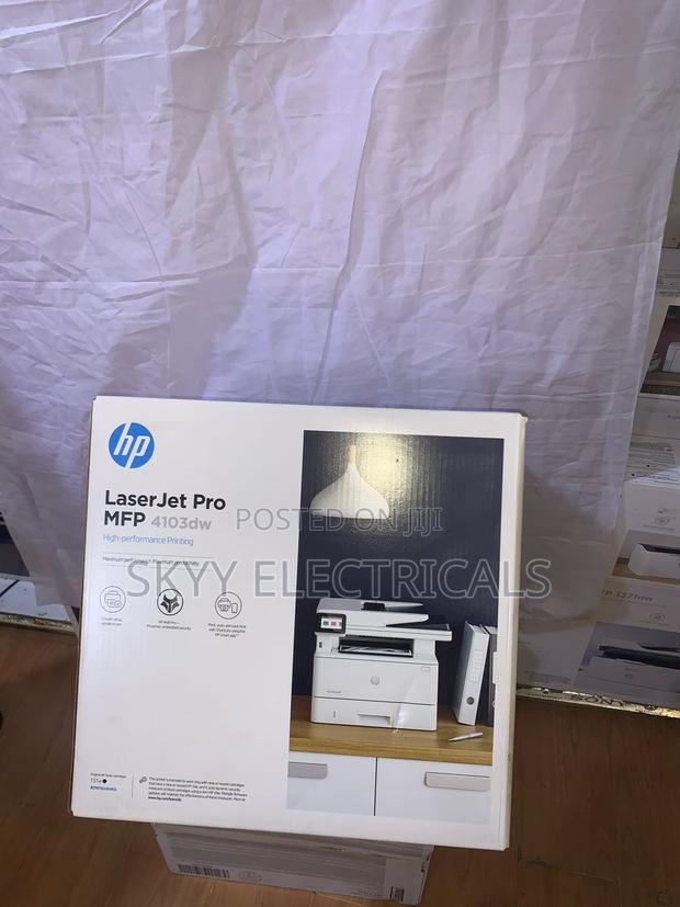 HP Laserjet Pro M4103dw Black White 3in1 Wireless Printer · Photo 4