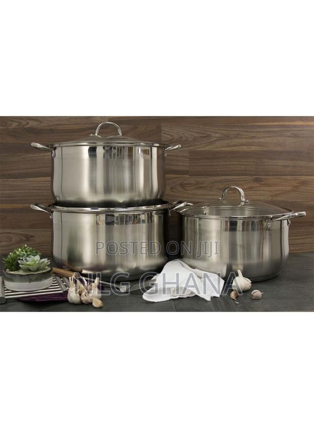 6 PCS 11.8/12.6/13.4" Stainless Steel Stockpot. Ghx2285 · Photo 2