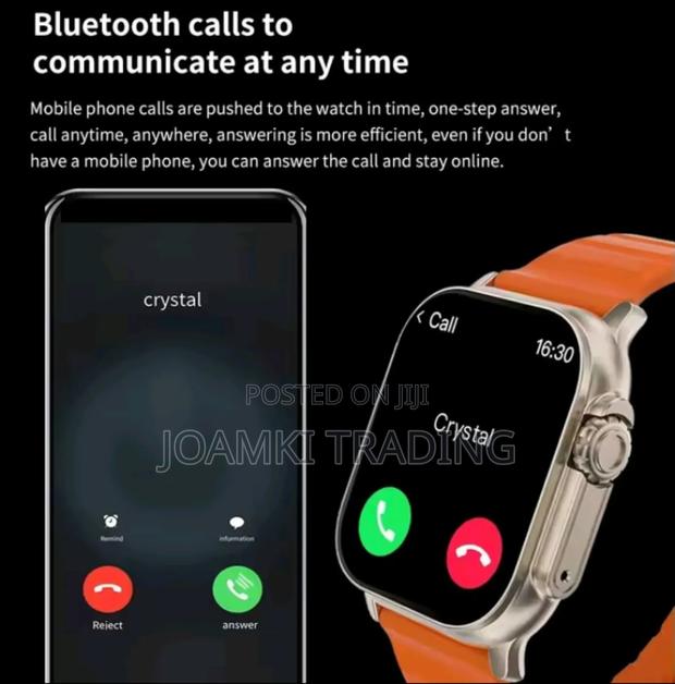 T 900/800 Ultra 2 Smart Watch, Bt Call Andr/Ios photo 3