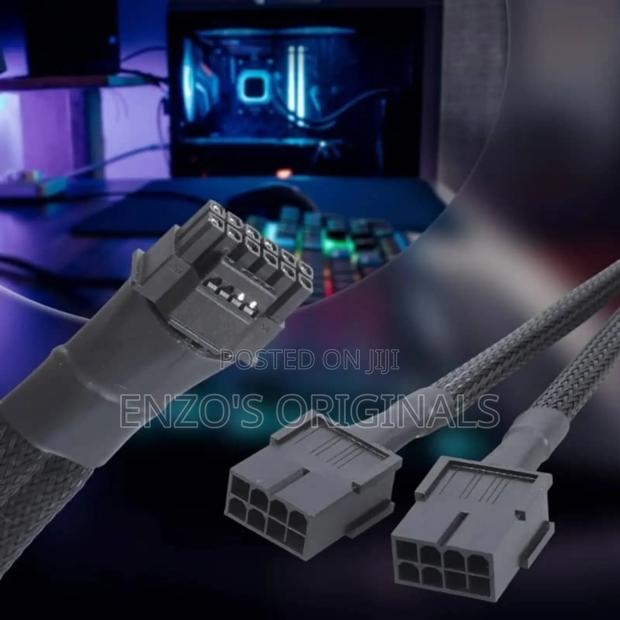 Double 8pin To 16pin 12+4pin Power Cable For Rtx 40 Series photo 6