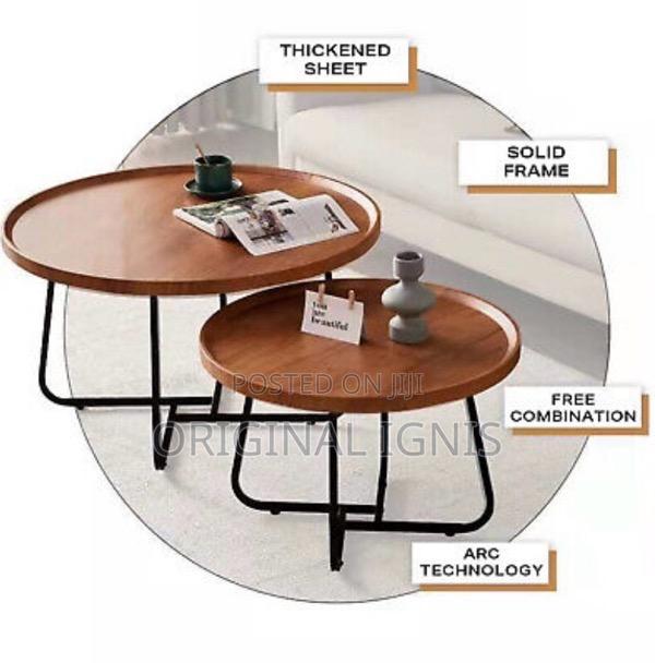 Center Table(Wooden Tabletop With Metal Frame) · Photo 3