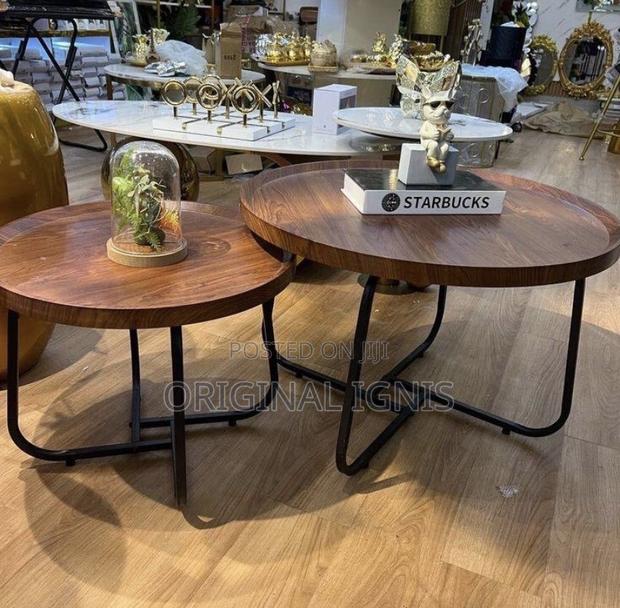 Center Table(Wooden Tabletop With Metal Frame) · Photo 4