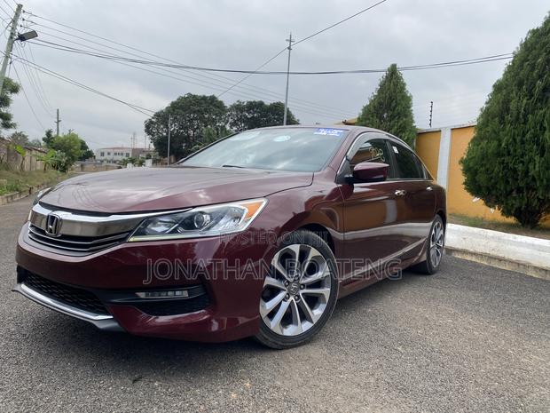 Honda Accord Sport 4dr Sedan FWD (2.4L 4cyl 2A) 2017 Burgundy