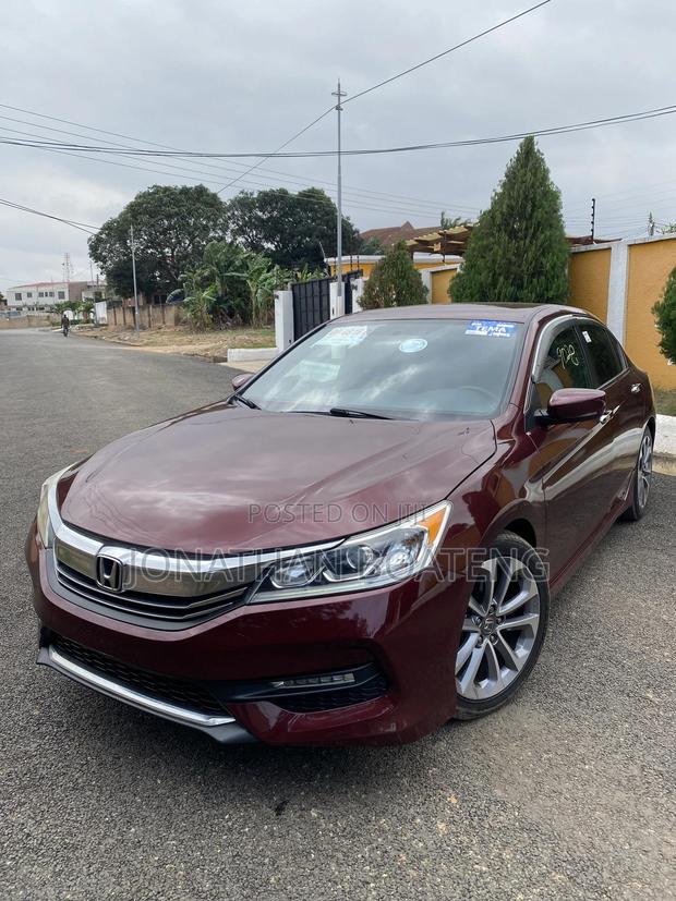 Honda Accord Sport 4dr Sedan FWD (2.4L 4cyl 2A) 2017 Burgundy