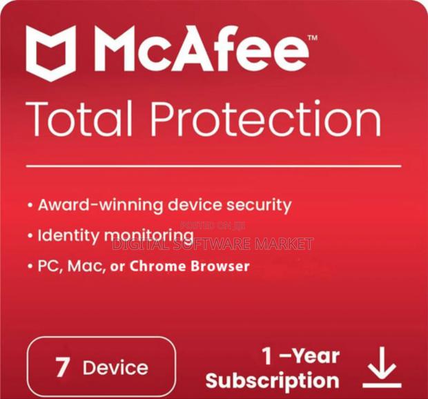 McAfee Total Protection 7 Device 1 Years Windows/Mac · Photo 2