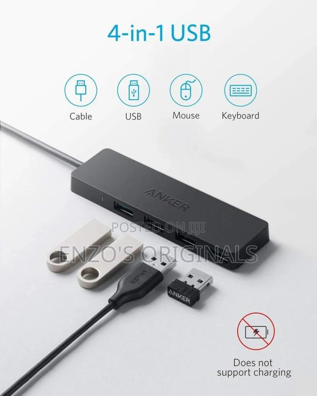 Anker 4 Port Usb 3.0 Hub Extension Used photo 3
