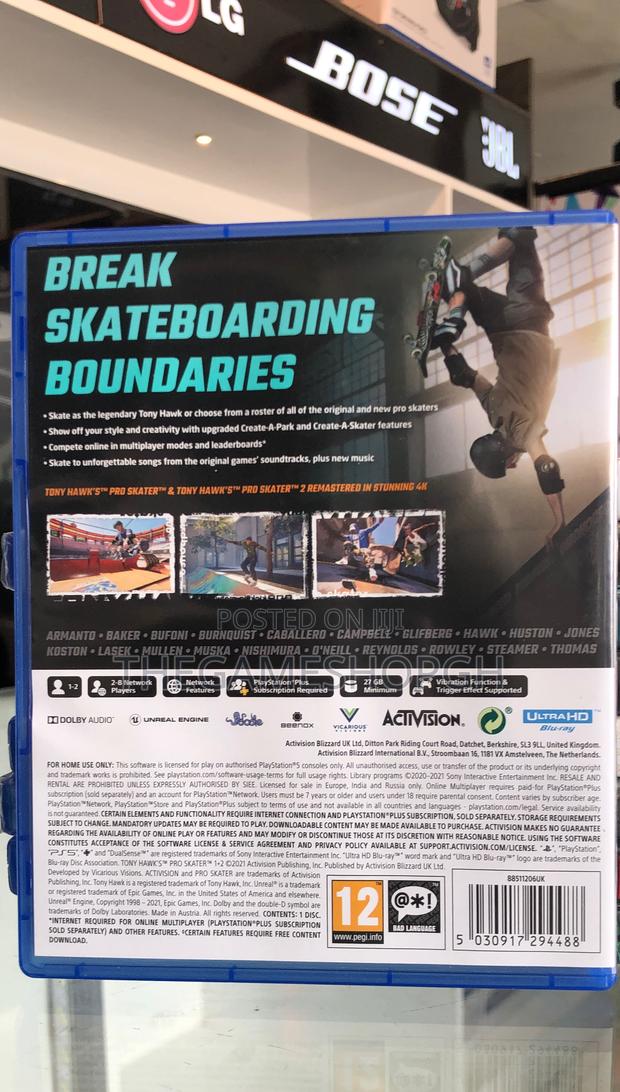 Tony Hawk Proskater Ps5 · Photo 2