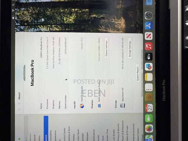 Laptop Apple MacBook Pro 2020 32GB Intel Core i7 SSD 512GB photo 3