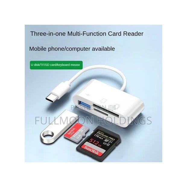 Usb 3.0 Type-C 3-in-1 Otg Card Reader for Phone and Computer · Photo 3