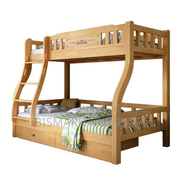 Wooden Bunk Bed Frame Dormitory