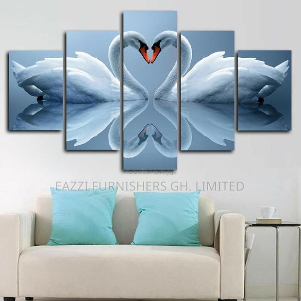Love Ducks 5 Panels Wall Arts 3d Wall Panels Canvas · Photo 2