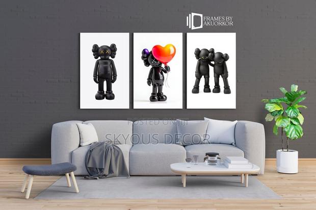 Wall Art Canvas 3 Sett