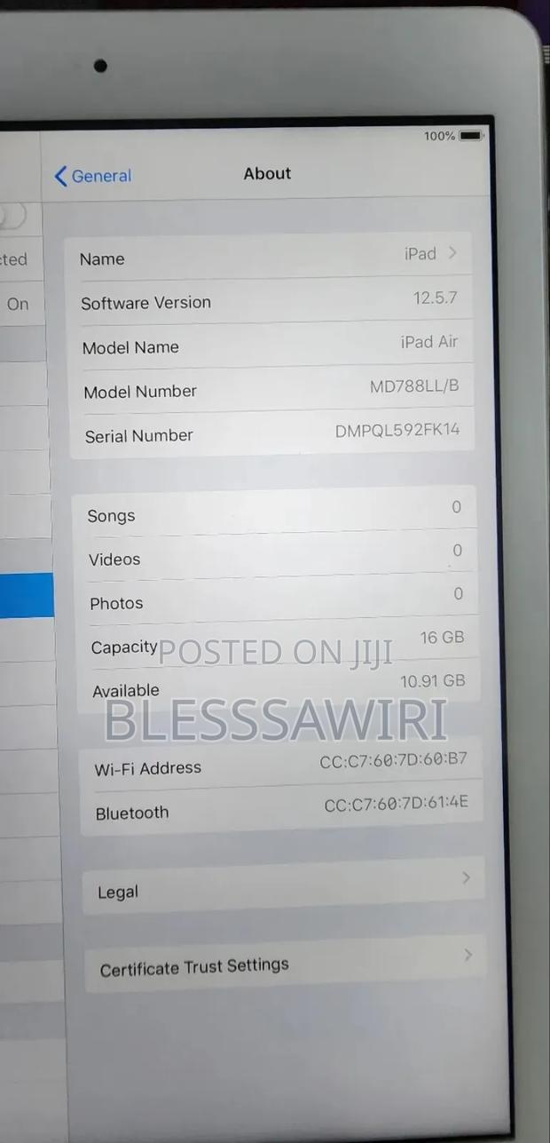 Apple iPad Air 16 GB Silver photo 6