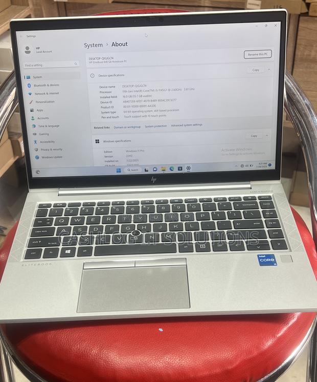 Laptop HP EliteBook 840 G8 16GB Intel Core i5 SSD 512GB