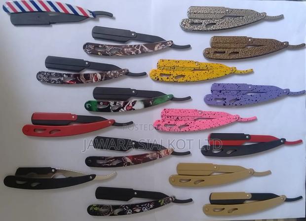 New Stylish Handle Straight Shaving Razor Stainless Steel · Photo 3