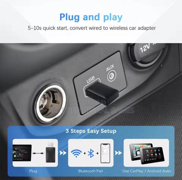 Wireless Carplay and Android Auto Adapter photo 4