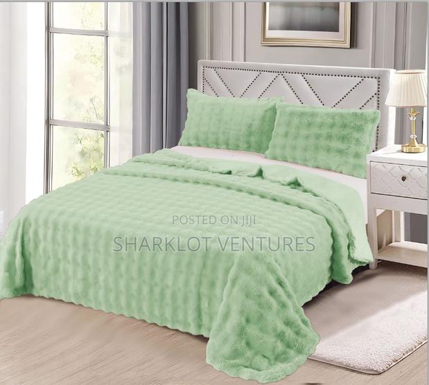 Rabbit Hair (3 Pcs) Set Blankets photo 3