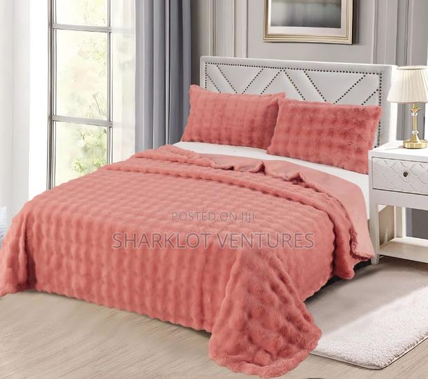 Rabbit Hair (3 Pcs) Set Blankets photo 8