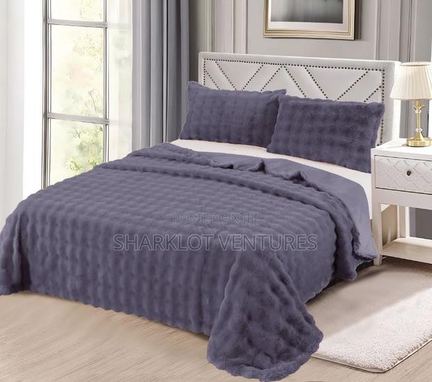 Rabbit Hair (3 Pcs) Set Blankets photo 9