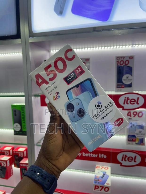 New Itel A50C 32 GB Black