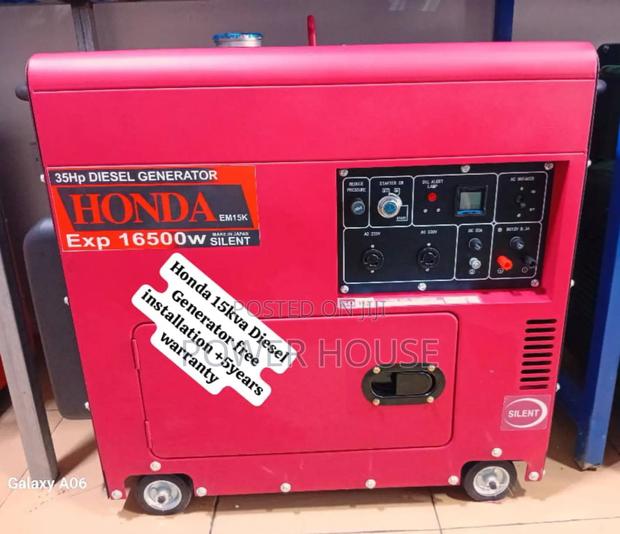 Energy Lord Pro Honda Diesel Generator 15kva Silent · Photo 2